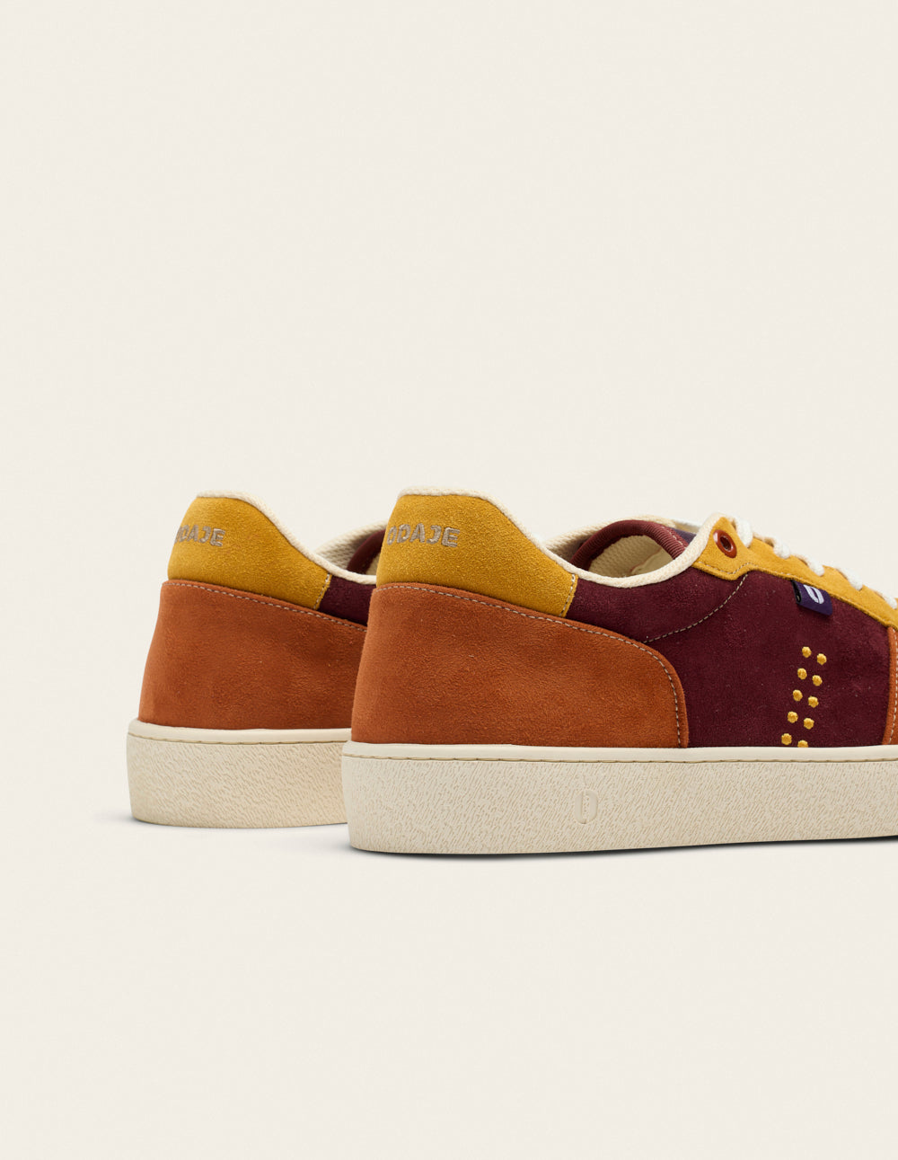 Zapatillas bajas Arthur - Ladrillo mostaza topo