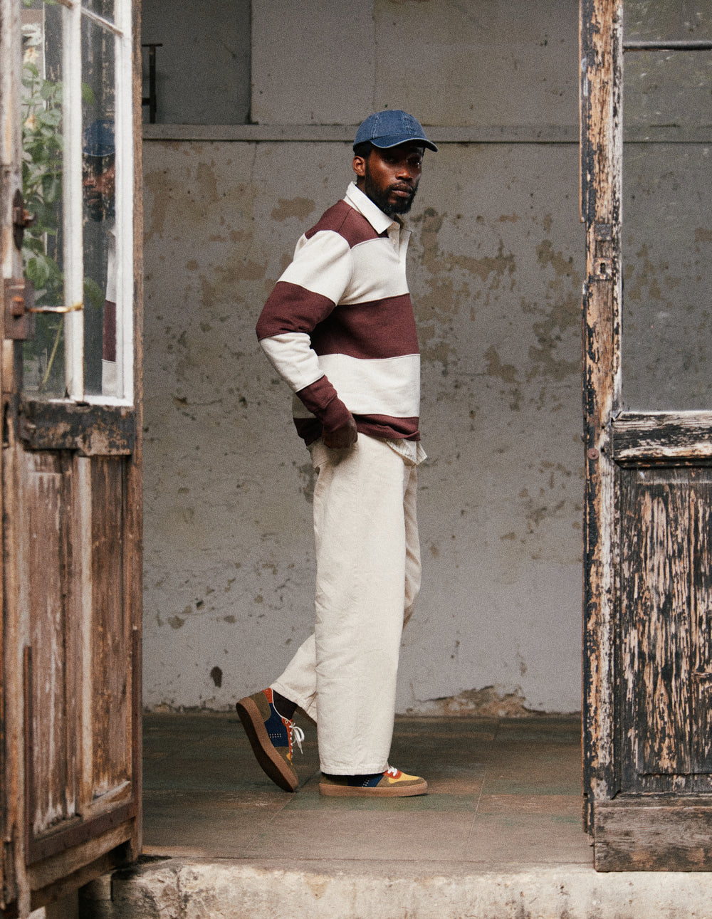 Baskets Basses Arthur - Kaki Moutarde Brique - Homme