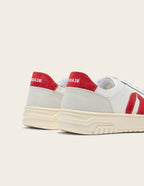 Zapatillas bajas Nora - Gris claro Blanco Rojo