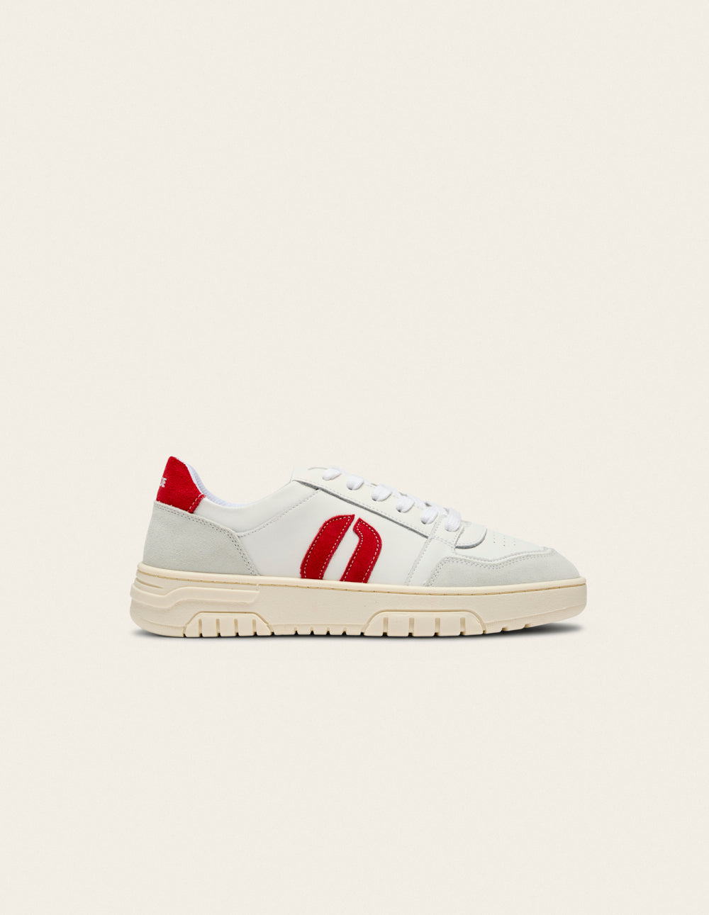 Zapatillas bajas Nora - Gris claro Blanco Rojo