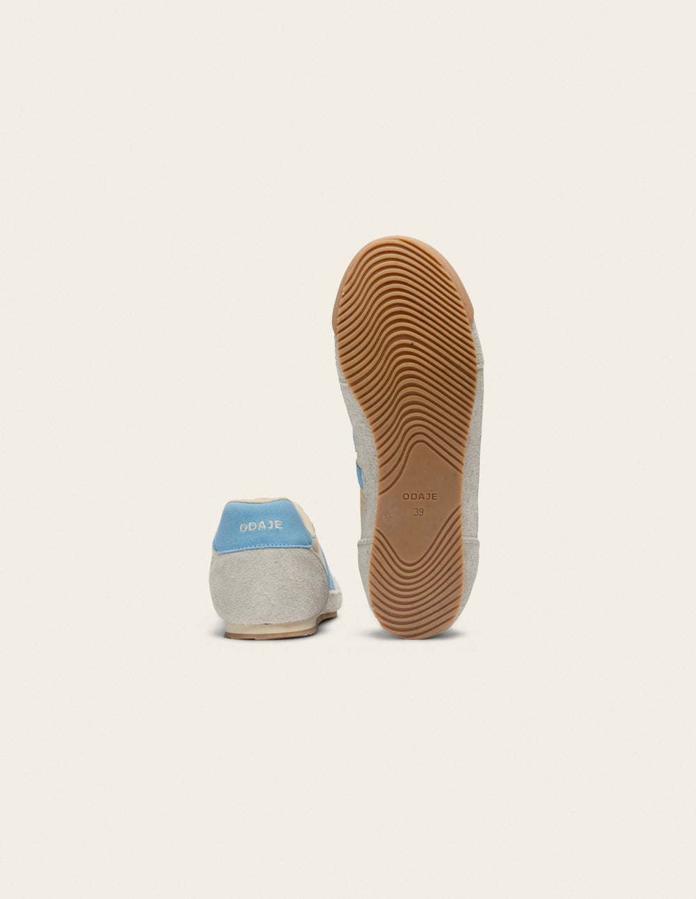 Riya Low Top Sneakers - Beige Blue