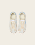 Riya Low Top Sneakers - Beige Blue
