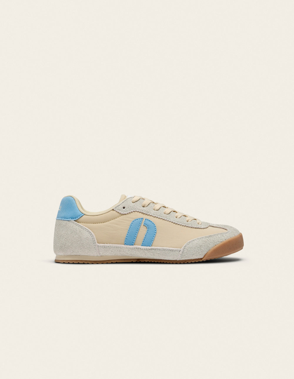 Riya Low Top Sneakers - Beige Blue