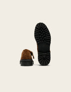 Derbies Romane - Suède Léopard - Femme