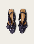 Sandales Yana - Pois Marine - Femme