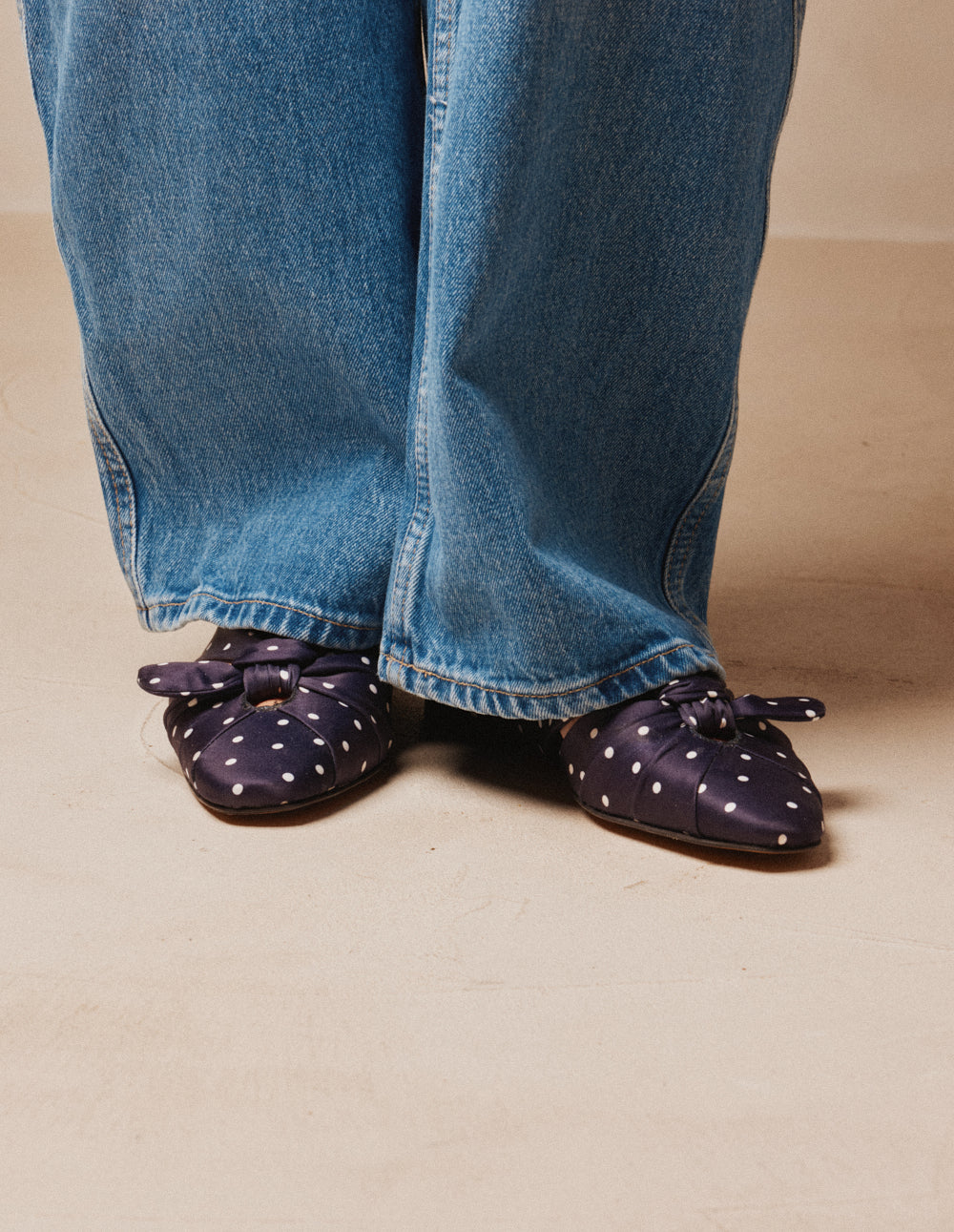 Sandales Yana - Pois Marine - Femme