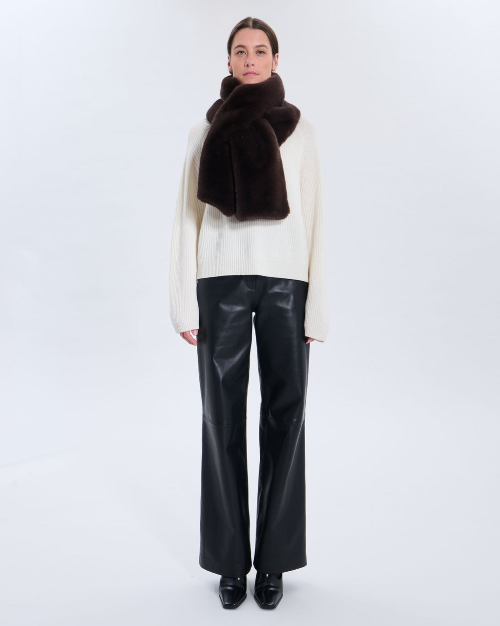 Eliane chocolate scarf_1