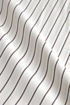 Margaux Lonnberg - Chemise Wenders - Brown Stripes