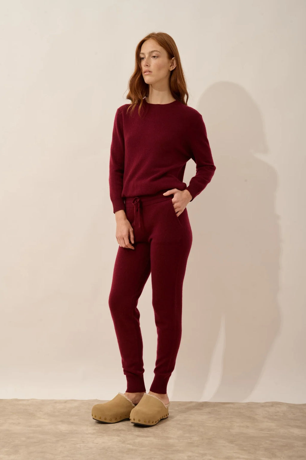 Wendy Joggers - Burgundy