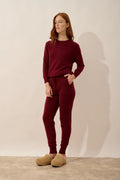 Wendy Joggers - Burgundy