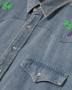 Chemise Western - Stonewashed Denim