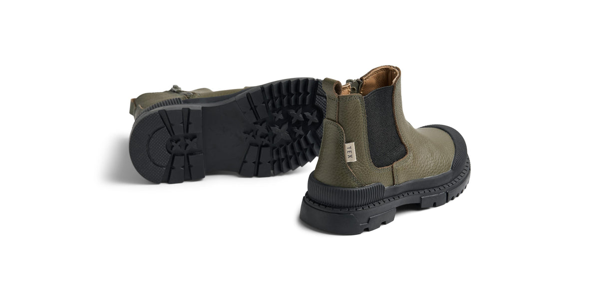 Bottines Chelsea Saida Tex - Dry Leaves