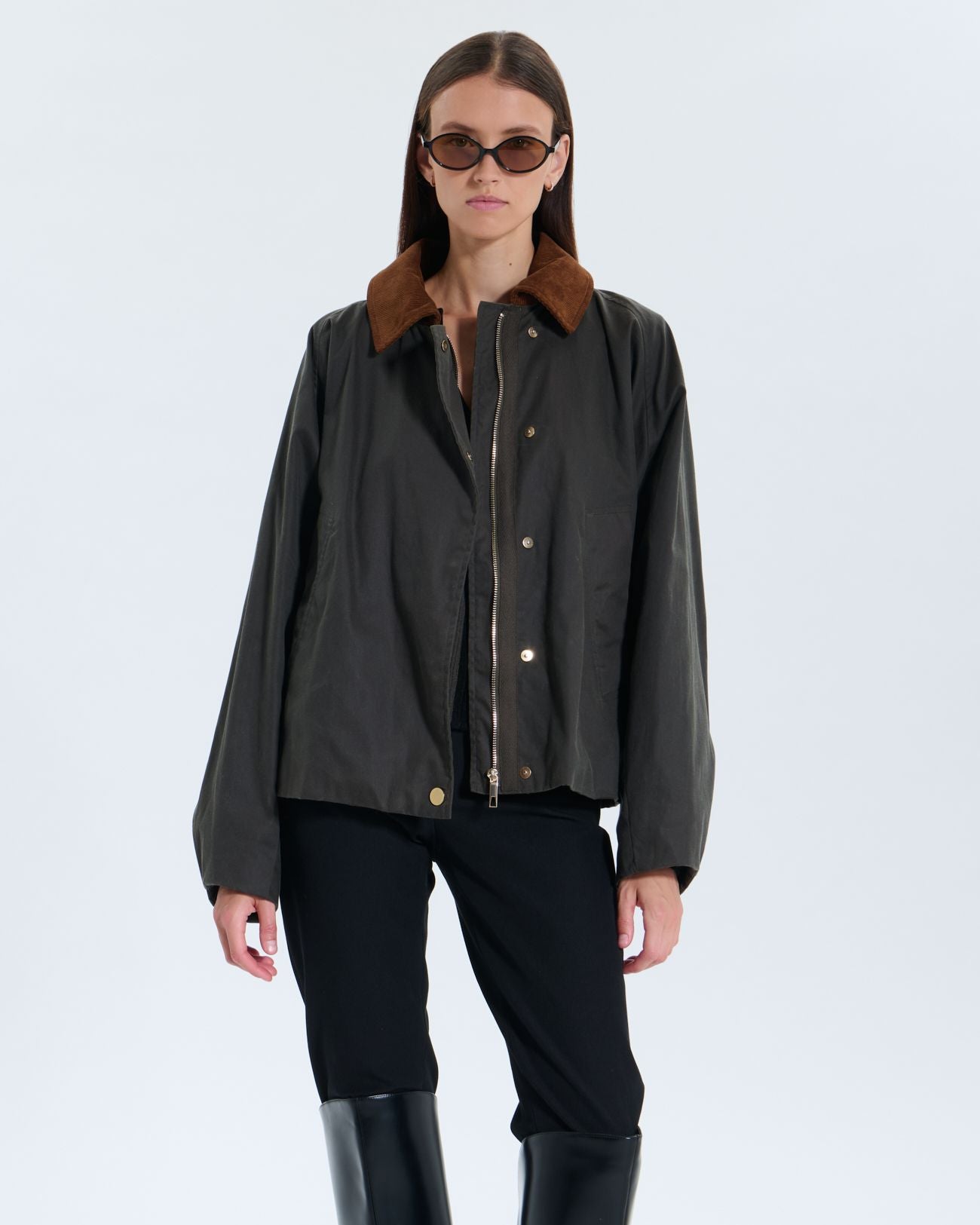 Telma khaki trench coat_2