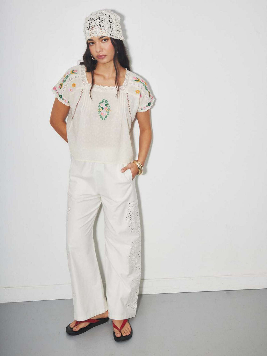Maccabi Trousers - Ecru