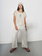 Maccabi Trousers - Ecru