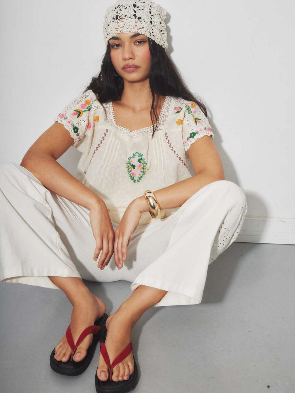 Maccabi Trousers - Ecru