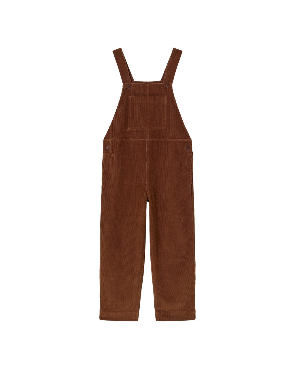 Brun bæredygtig Luz-jumpsuit i fløjl - silhuet 6
