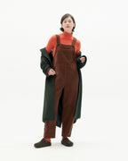 Brun fløjlsjumpsuit Luz bæredygtig-3
