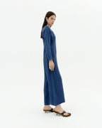 Marcia hållbar blå jumpsuit i kupro-5