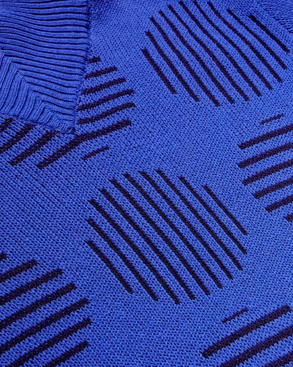 Jersey azul lana merino japan Miranda sostenible-silueta-3