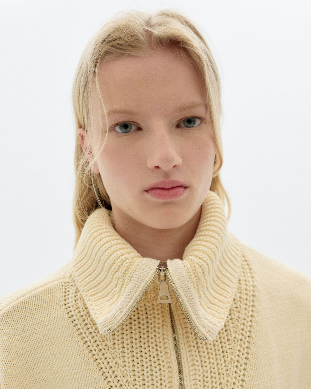 Ekologiczny sweter w kolorze ecru Tanit - 3