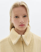 Ekologiczny sweter w kolorze ecru Tanit - 3