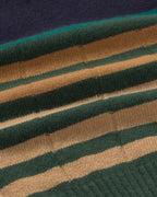 Gestreifter Wollstrickpullunder Sherry - Gelb