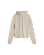 Hoodie lana Alina sostenible silueta - 1