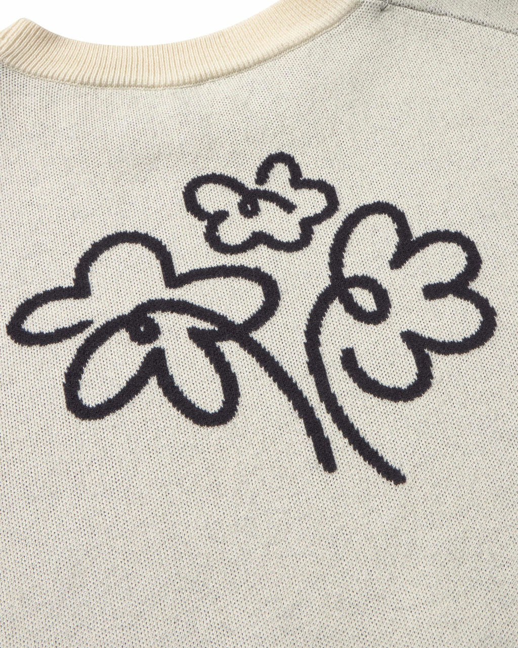 Jersey punto crudo flower Philis sostenible silueta - 2