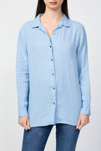Light Linen Shirt - Delta Pigment - Women