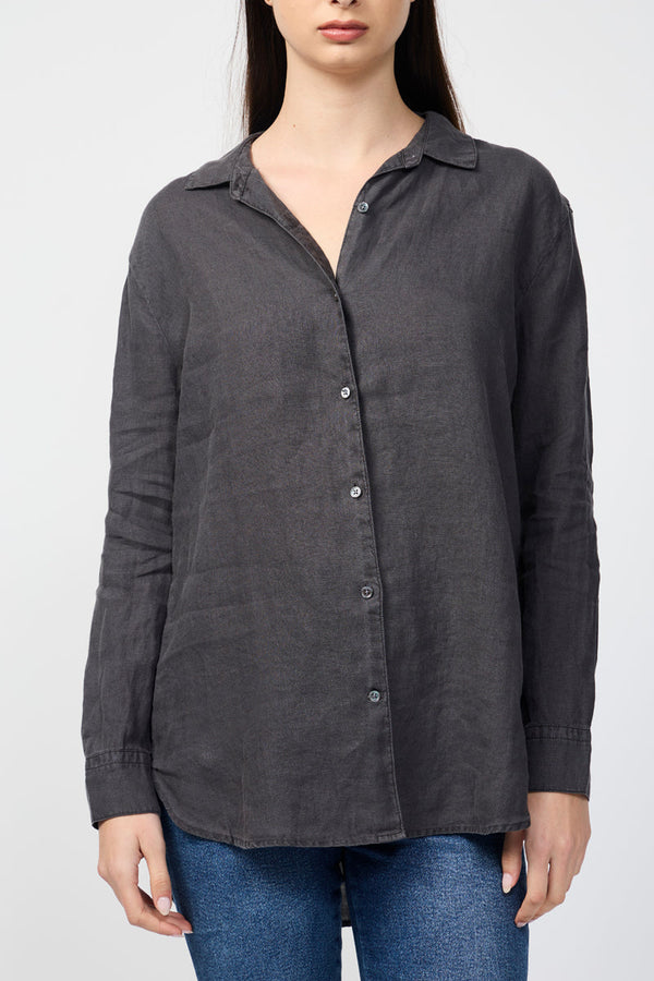 Camisa de lino claro - Magma Pigment - Mujer