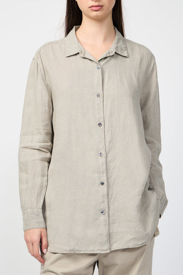 Camisa de lino claro - Silty Pigment - Mujer