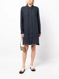 Light Linen Shirt Dress - Spritz Pigment - Women