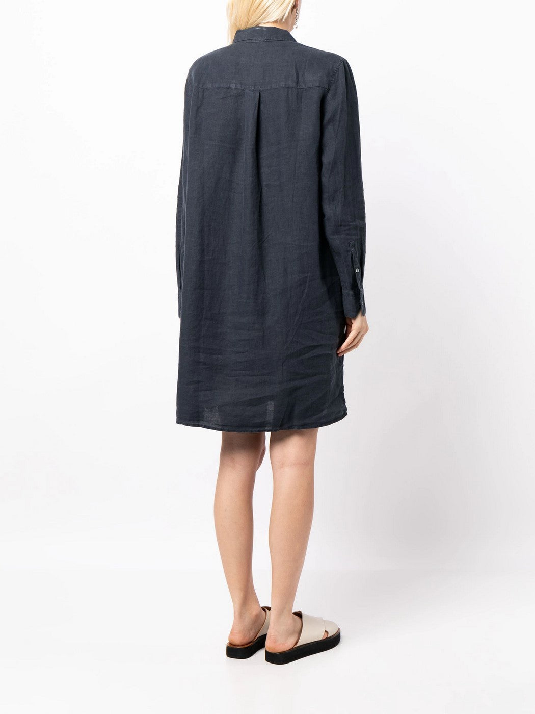 Light Linen Shirt Dress - Spritz Pigment - Women