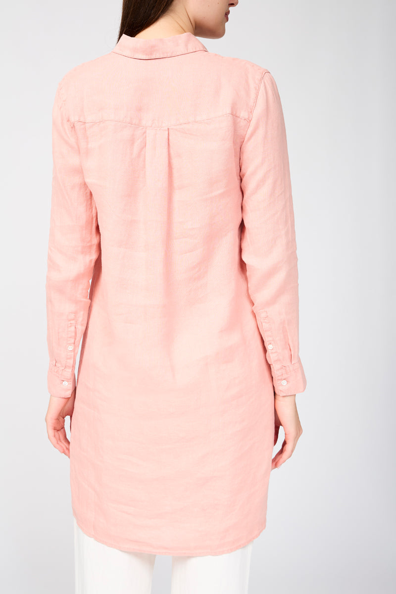 Light Linen Shirt Dress - Spritz Pigment - Women