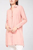 Light Linen Shirt Dress - Spritz Pigment - Women