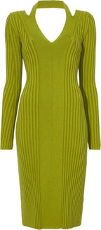 Proenza Schouler - Knit Halter Dress - Chartreuse - Femme