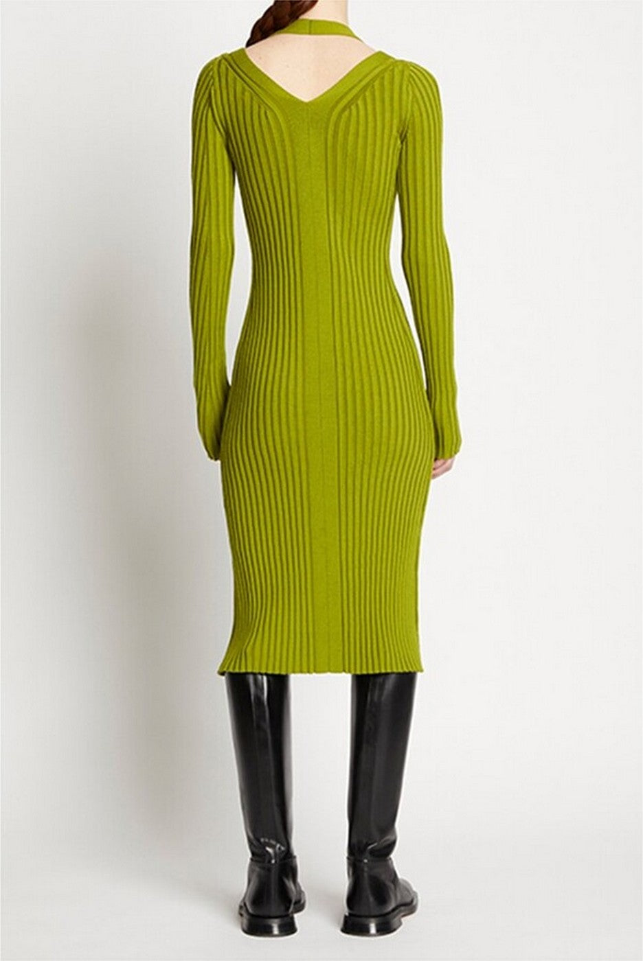 Proenza Schouler - Knit Halter Dress - Chartreuse - Femme