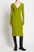 Proenza Schouler - Knit Halter Dress - Chartreuse - Femme