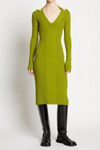Proenza Schouler - Knit Halter Dress - Chartreuse - Femme