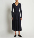 Proenza Schouler - Matte Crepe Wrap Dress - Negro - Mujer
