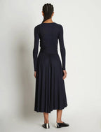 Proenza Schouler - Matte Crepe Wrap Dress - Negro - Mujer