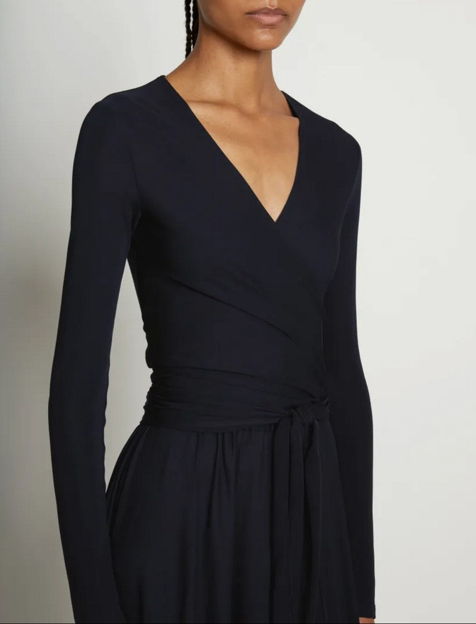 Proenza Schouler - Matte Crepe Wrap Dress - Negro - Mujer
