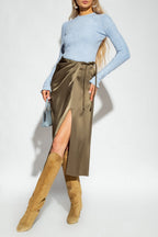 Proenza Schouler - Cropped Turtleneck Chenille Sweater - Periwinkle - Mujer
