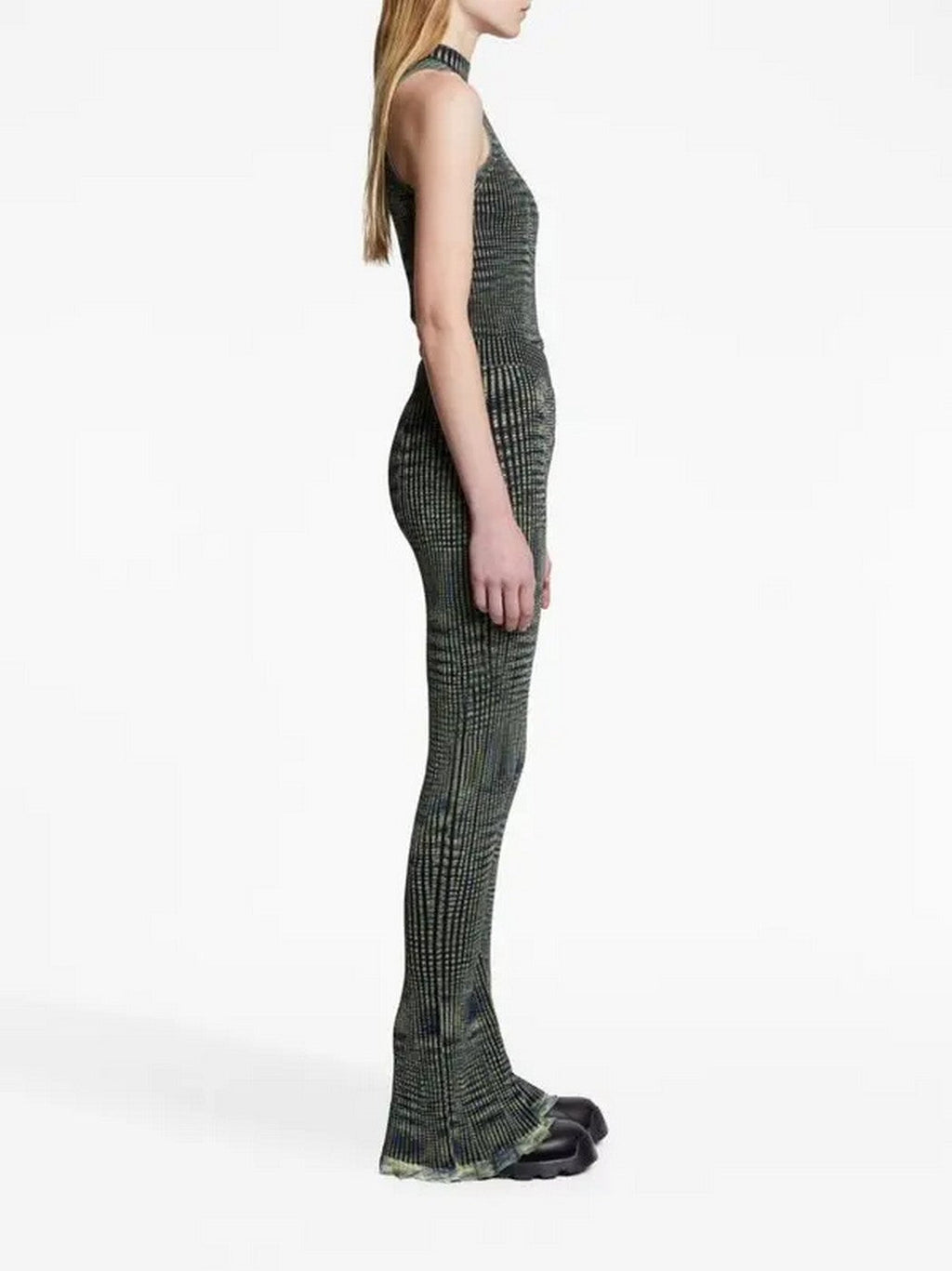 Proenza Schouler - Space Dye Knit Pant - Navy/Lima/Black - Mujer