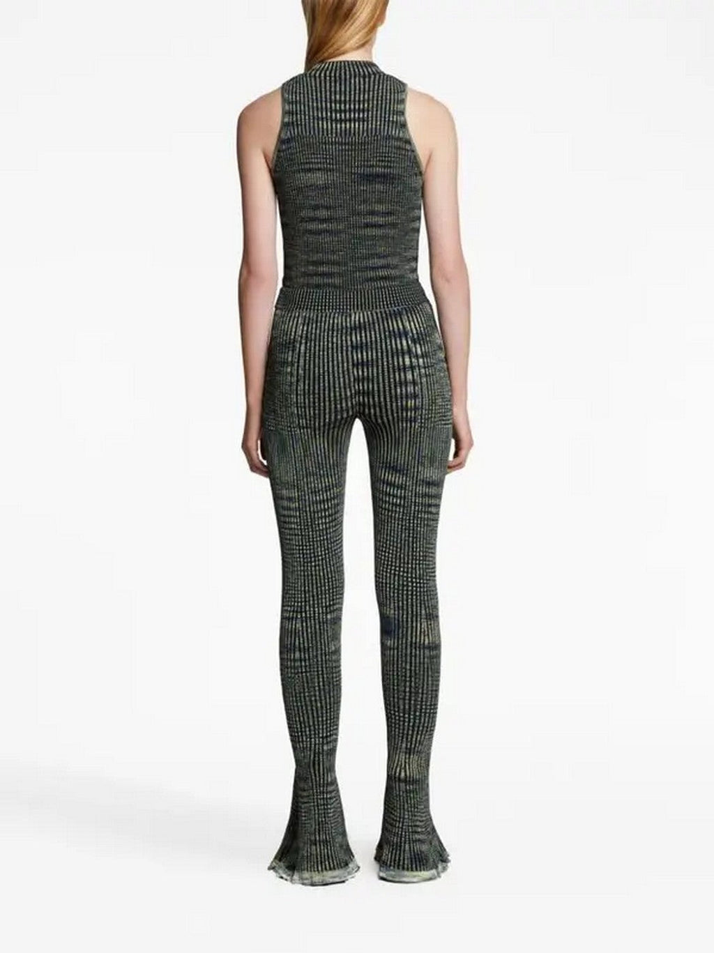 Proenza Schouler - Space Dye Knit Pant - Navy/Lima/Black - Mujer