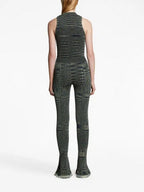 Proenza Schouler - Space Dye Knit Pant - Navy/Lima/Black - Mujer