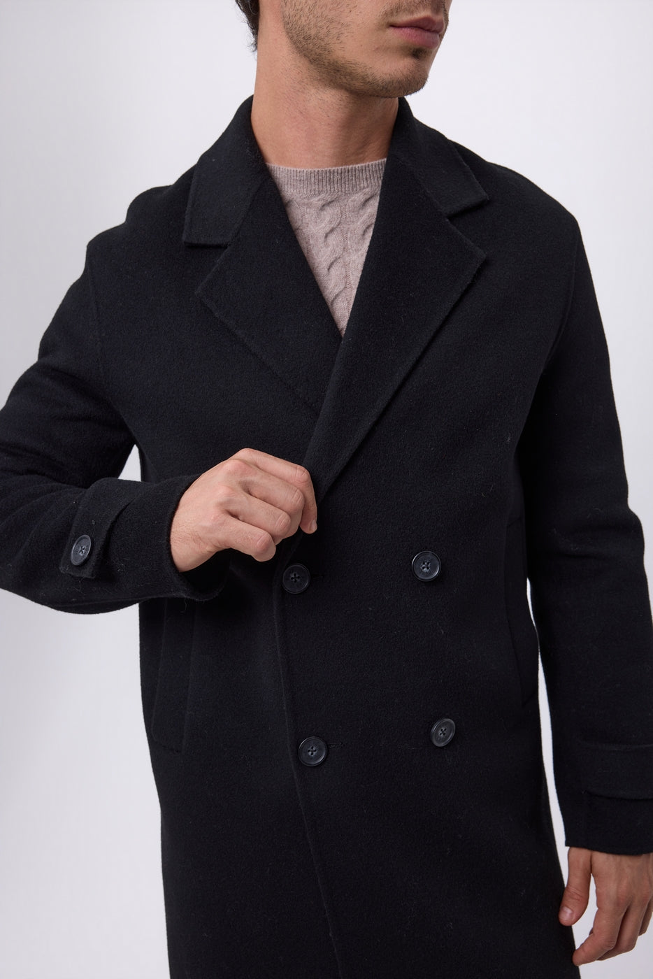 Wlad Coat - Black - Men