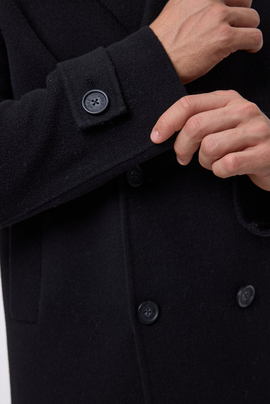Wlad Coat - Black - Men