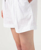 Short De Marche À Double Pli - Blanc - Femme